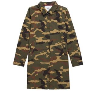 *NEW* Hershel Mac Rain Wind Resistant Jacket in Woodland Camo